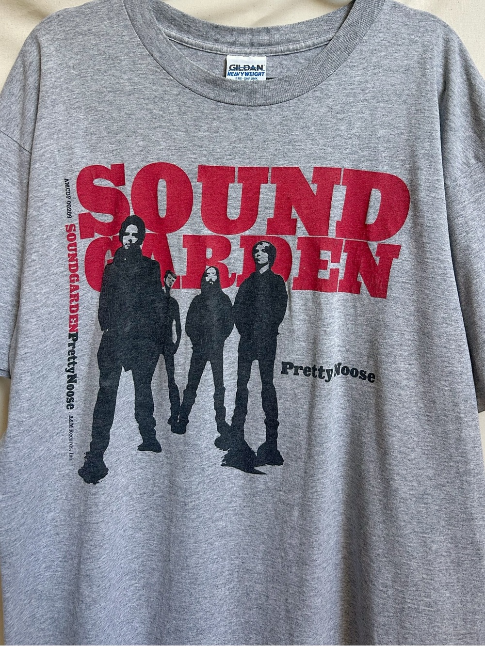 90s vintage Soundgarden Pretty Noose T-shirt Grunge 1996 Down on the Upside